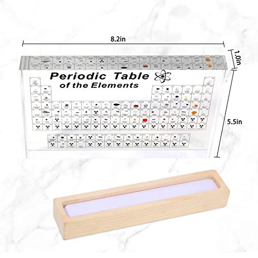 Periodic Table With 83 Kinds Of Real Elements Inside for Boss/Work