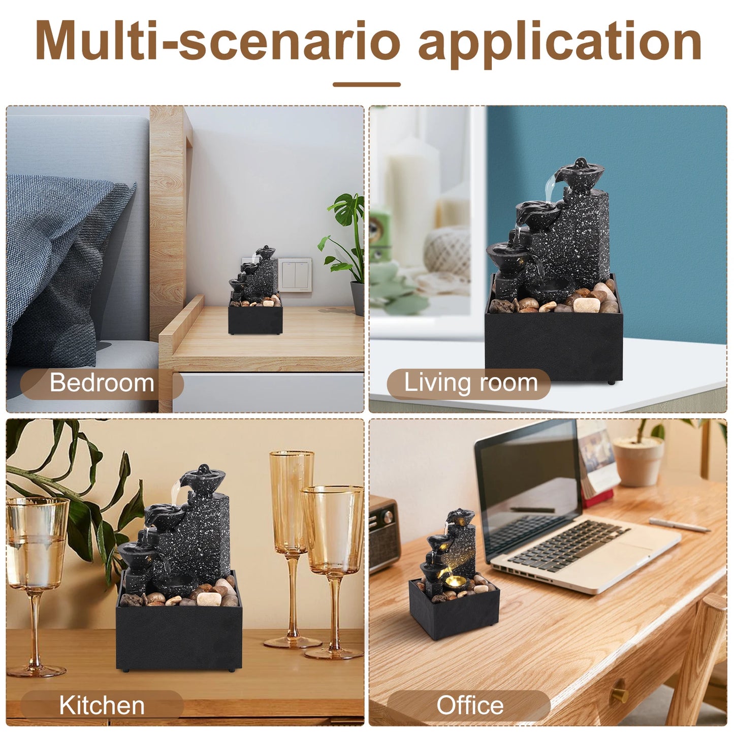 Tabletop Waterfall Home Decor For Boss/work