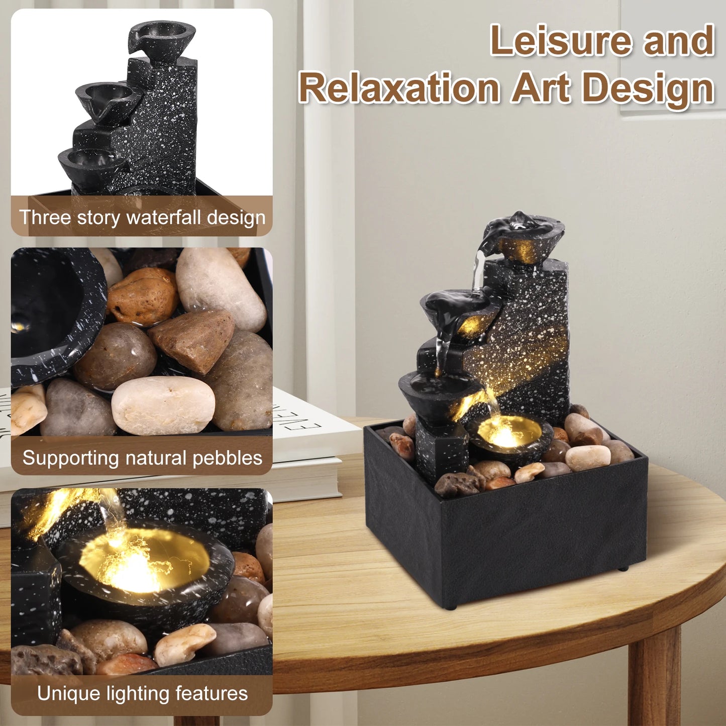 Tabletop Waterfall Home Decor For Boss/work